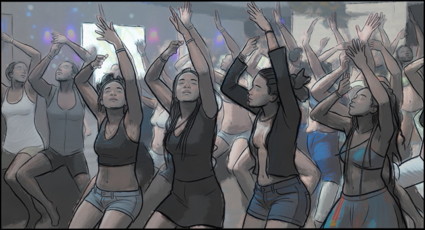 Music Video - Choreography - storyboard frame 3 by Dakota Warren